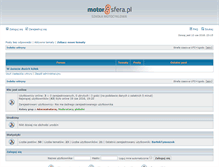 Tablet Screenshot of forum.motorsfera.pl