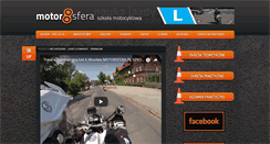 Desktop Screenshot of motorsfera.pl