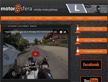 Tablet Screenshot of motorsfera.pl